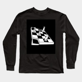 Chessboard Player Chess Pieces Long Sleeve T-Shirt